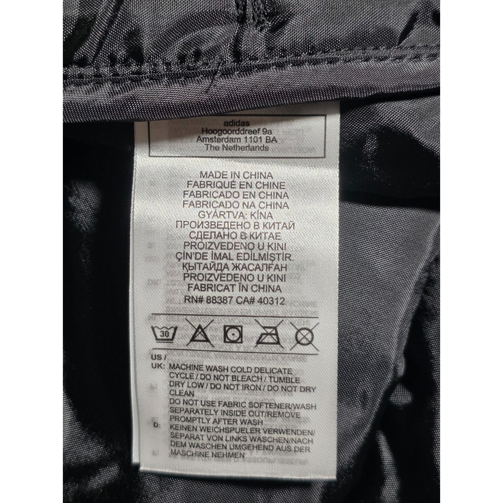 Adidas Men's XL Black Lightweight Puffer Jacket Full Zip Quilted - Picture 3 of 8